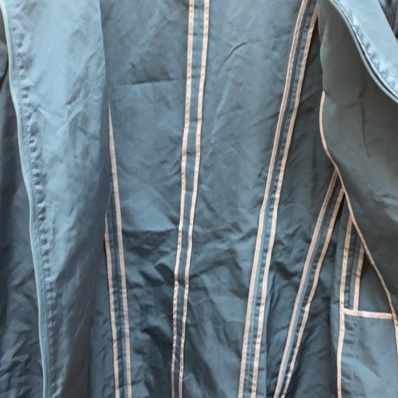 Lafayette 148 New York Designer Zip Up Jacket Teal Large - Picture 2 of 5